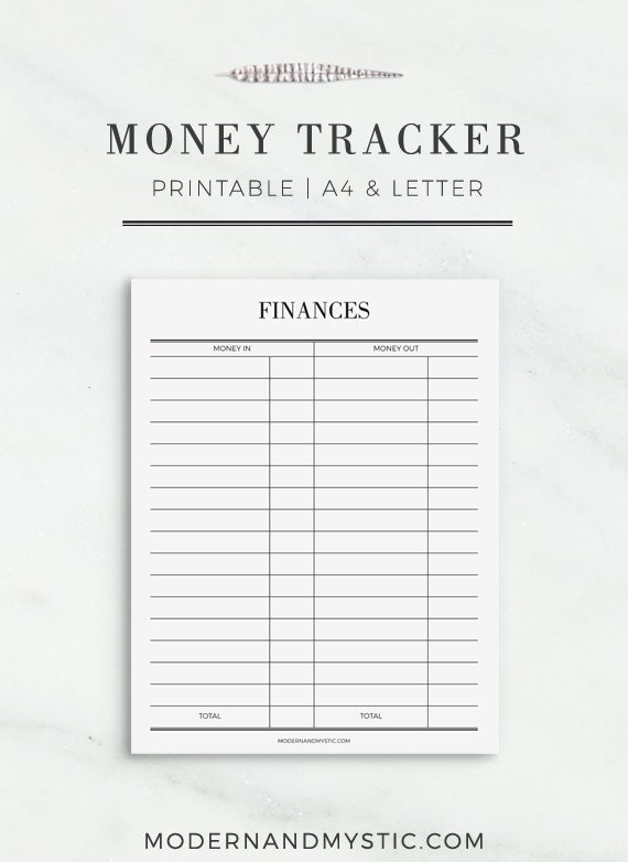 Versatile image in money tracker printable Playful image within money tracker printable