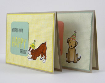 Dog Birthday Card, Boxer Birthday Card, Handmade Dog Birthday Card