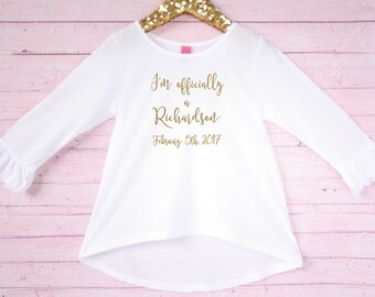 Gotcha Day adoption shirt - Long sleeve adoption shirt - Adoption T-shirt - Girls adoption shirt - Toddler adoption shirt - Toddler girl tee