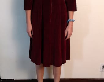 Vintage Velvet Dress