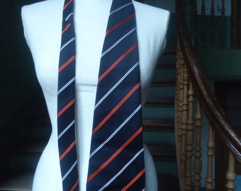 70 tie tie black white red stripes wide tie Silk-weaving Office suit