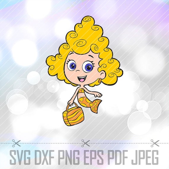 Download Bubble Guppies Deema SVG DXF Eps Png Layered Cut File Cricut