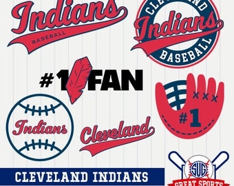 Cleveland Indians SVG, Cleveland Baseball Clipart, Cleveland Indians DXF, Baseball Clipart, Cleveland Clipart, Clipart SVG, mb-28