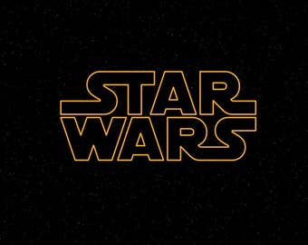 Star Wars Banner For All Letters Instant Download 30 Free