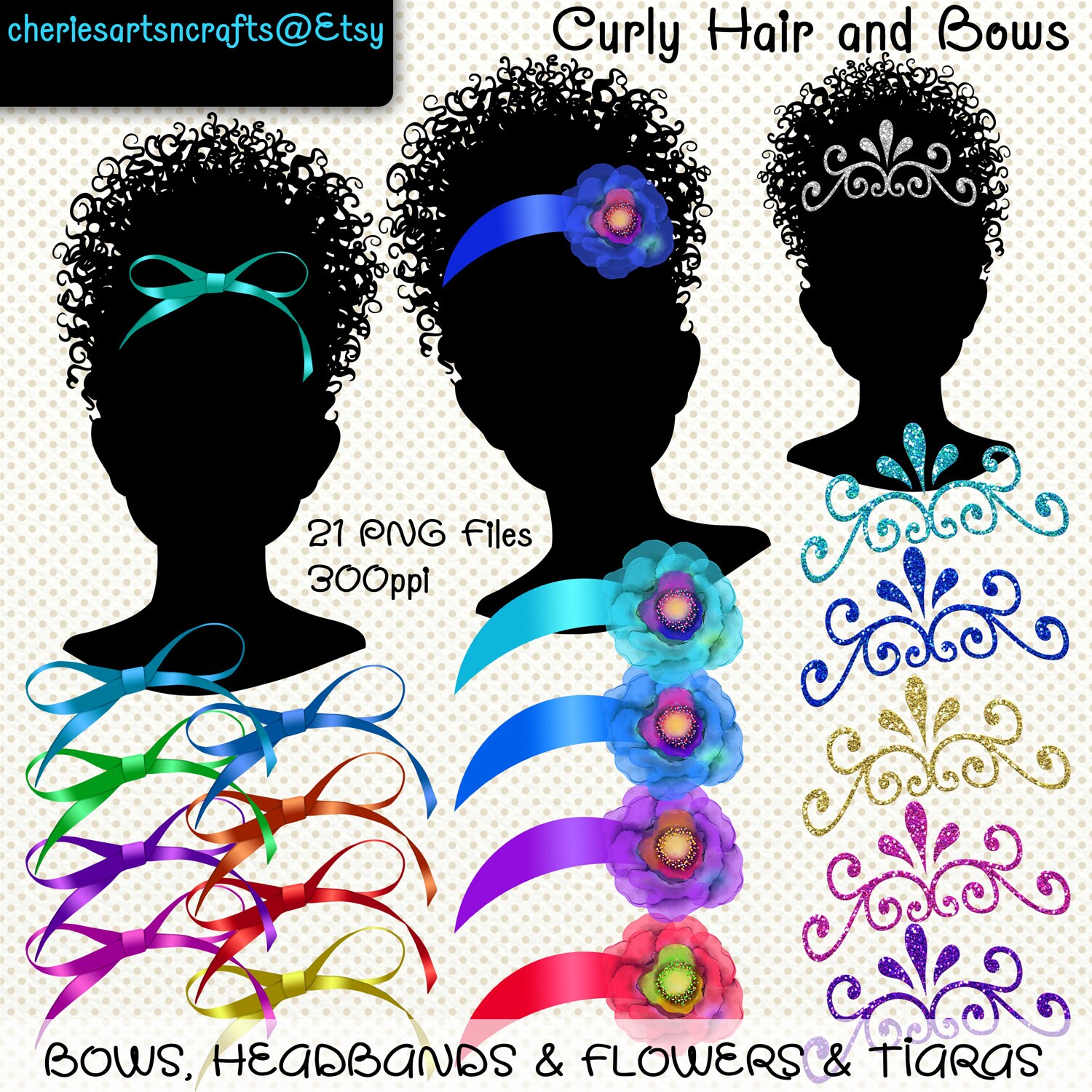 African Girl Silhouette Silhouettes Cute Clip Art Updo