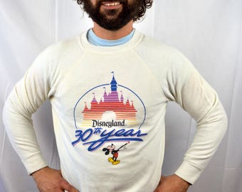Vintage Disneyland Classic Souvenir Mickey Mouse Sweatshirt - 30th Year
