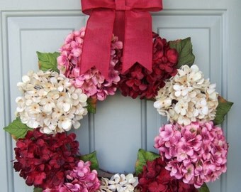 Valentine Wreath - Valentine Door Wreath - Valentines Day Wreath - Heart Wreath - Valentine Tulip Wreath
