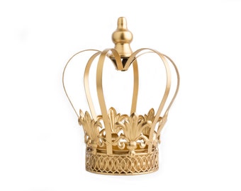 Gold Crown Centerpiece, Gold Crown, Large wedding cake topper