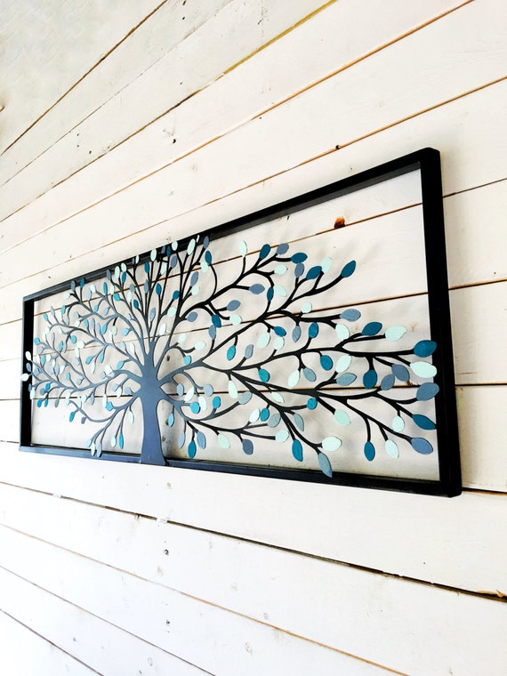 Blue Wall Decor Metal Wall Decor Metal Tree Wall Art Tree
