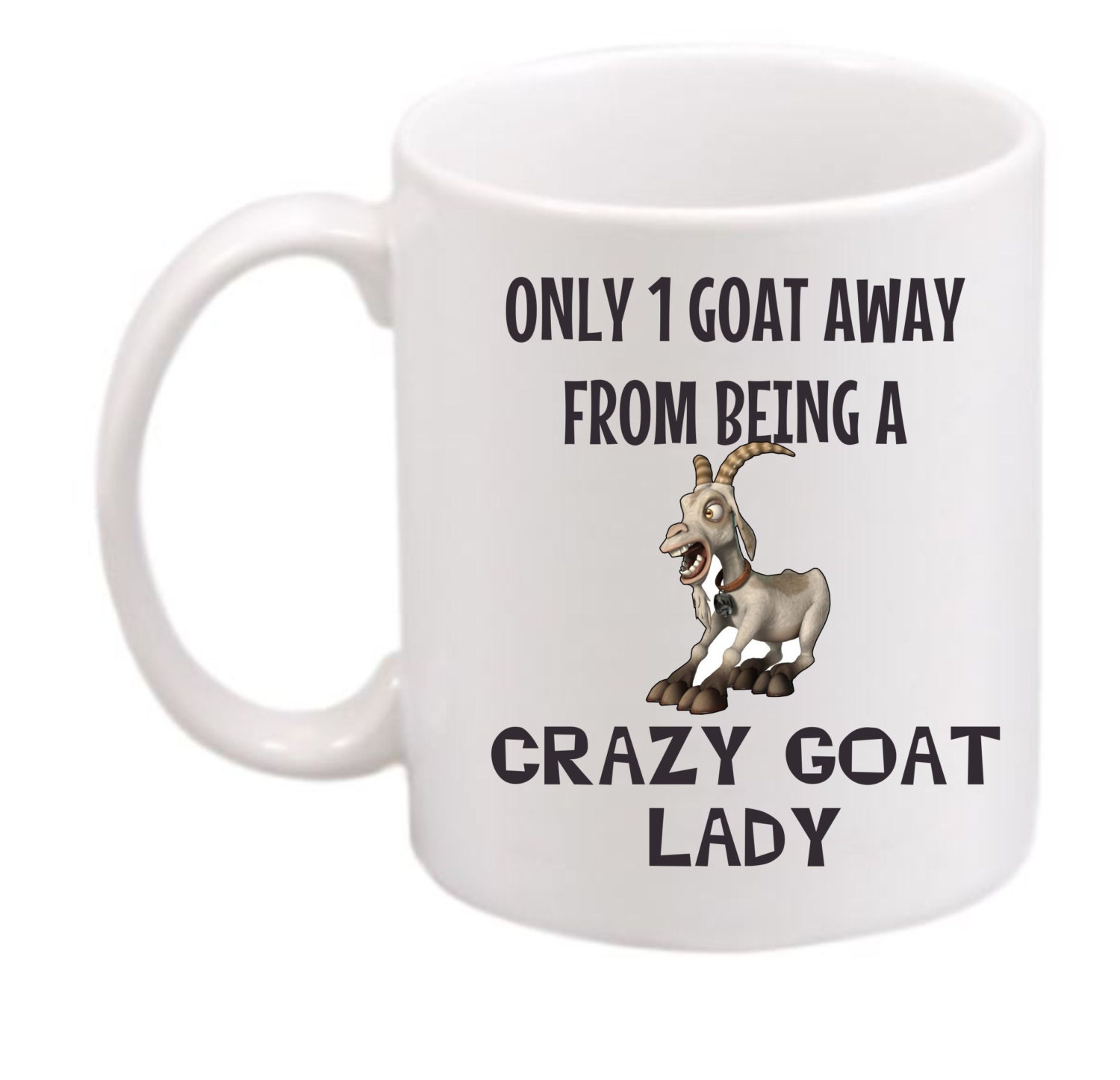 Goat Mug. Goat Cup. Cup with Goat.