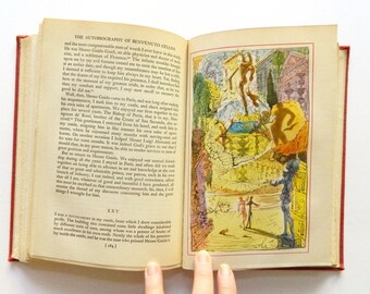 Salvador Dali - 16 Bookplates - The Autobiography of Benvenuto Cellini - Art Illustrations by Dali