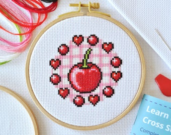 Cross Stitch Kit For Beginners Tutorial Kit With Booklet