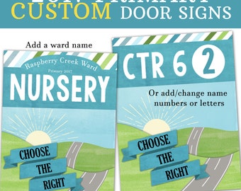 2017 Primary CUSTOM Door Signs