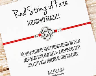 Kabbalah red string | Etsy