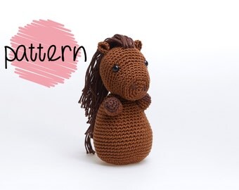 Crochet Horse Pattern, Horse Amigurumi Pattern, Amigurumi Horse PDF, PDF Horse Pattern, Crochet Horse Tutorial, Crochet Pony Pattern