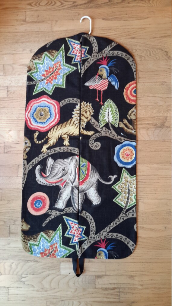 Women's Animal Print Hanging Garment Bag