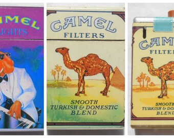 Vintage Camel Lighters / Three Vintage Camel Disposable Lighters / Joe Camel / Camel Cigarette Lighter // Camel Disposable Lighters
