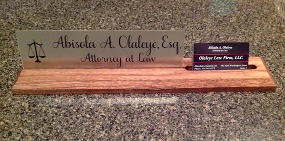 Business Card Holder Name Plate