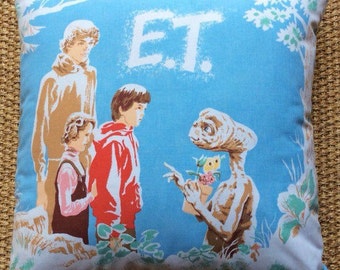 Vintage E.T. Fabric Cushion With Interior 40cmx40cm