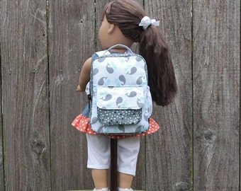 18 Inch Doll Clothes 15 Inch Doll Clothes American Made Girl Boys Kids Whale Doll Backpack Doll Accessories Doll Dresses Gifts Under 50