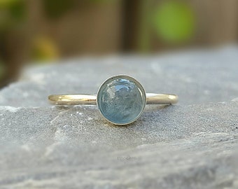Indicolite Ring, Blue Tourmaline Ring, Tourmaline Ring, Blue Tourmaline, Indicolite, Tourmaline Jewelry, October Birthstone,Tourmaline Slice