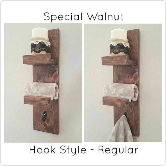 Towel Rack Hand Towel Rack Towel Holder Rustic Towel