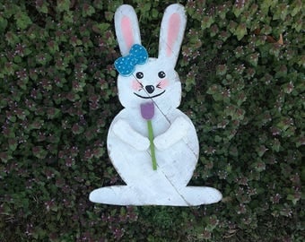 Reclaimed Wood Easter Bunny