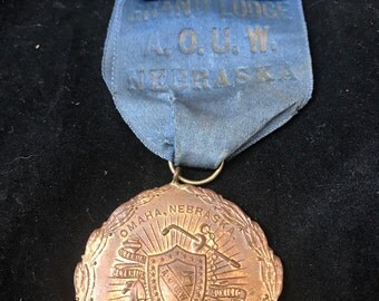 Antique delegate badge ribbon