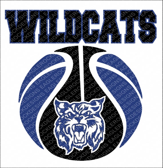 Download Wildcats Basketball SVG DXF EPS Cut File Wildcat