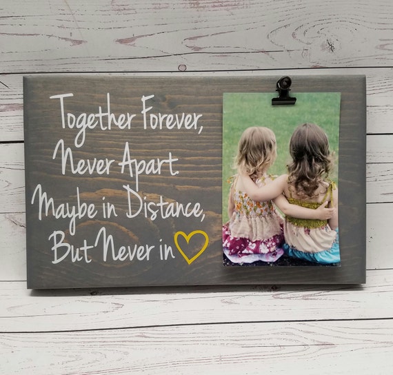 Best Friend Long Distance Relationship Picture Frame gift