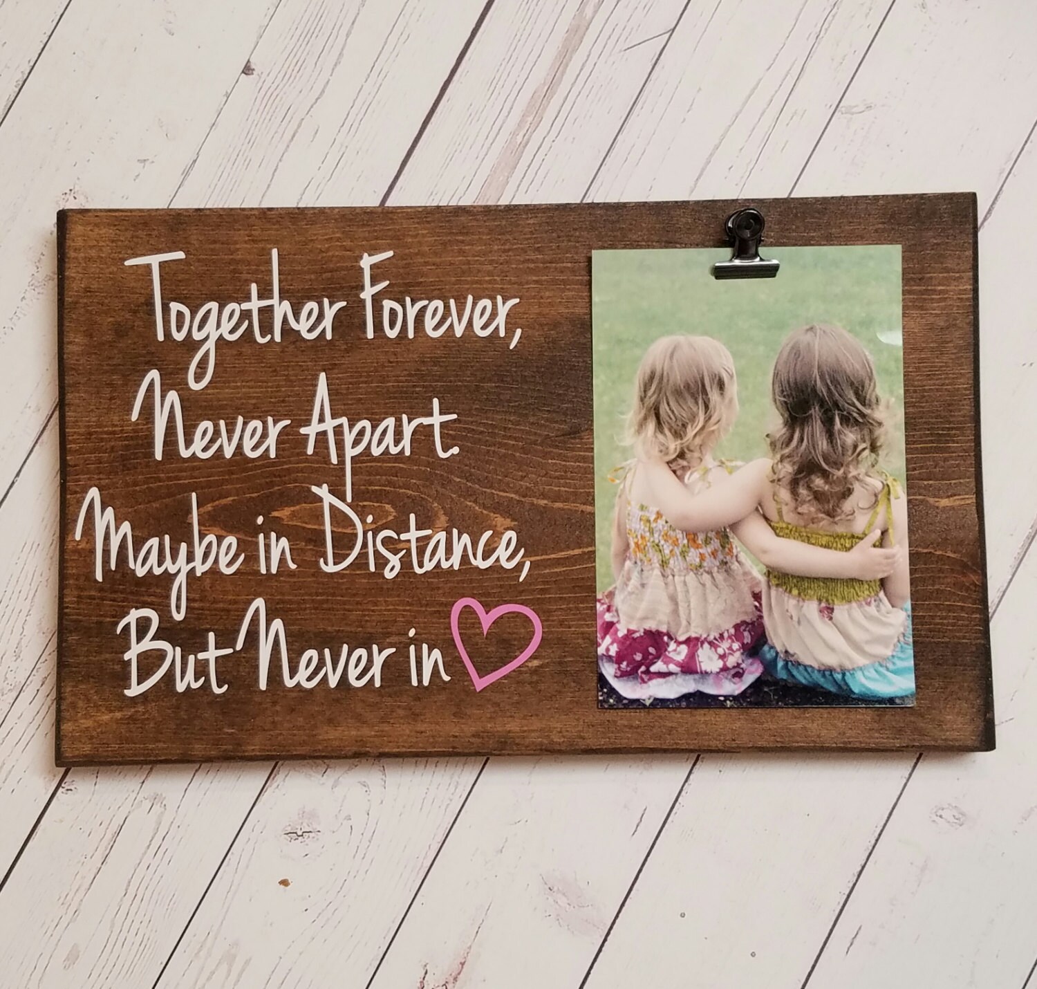 Best Friend Long Distance Relationship Picture Frame gift