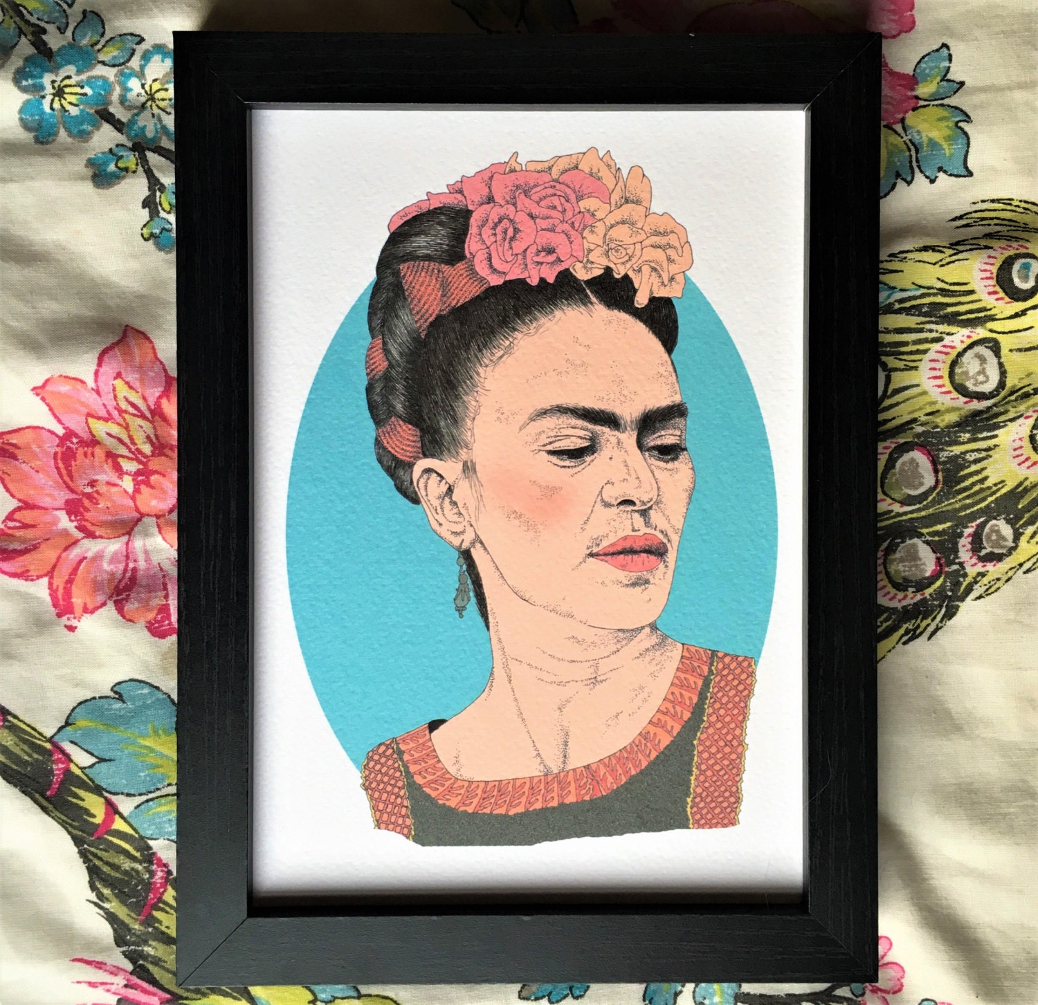 Frida Kahlo Illustration Art Print