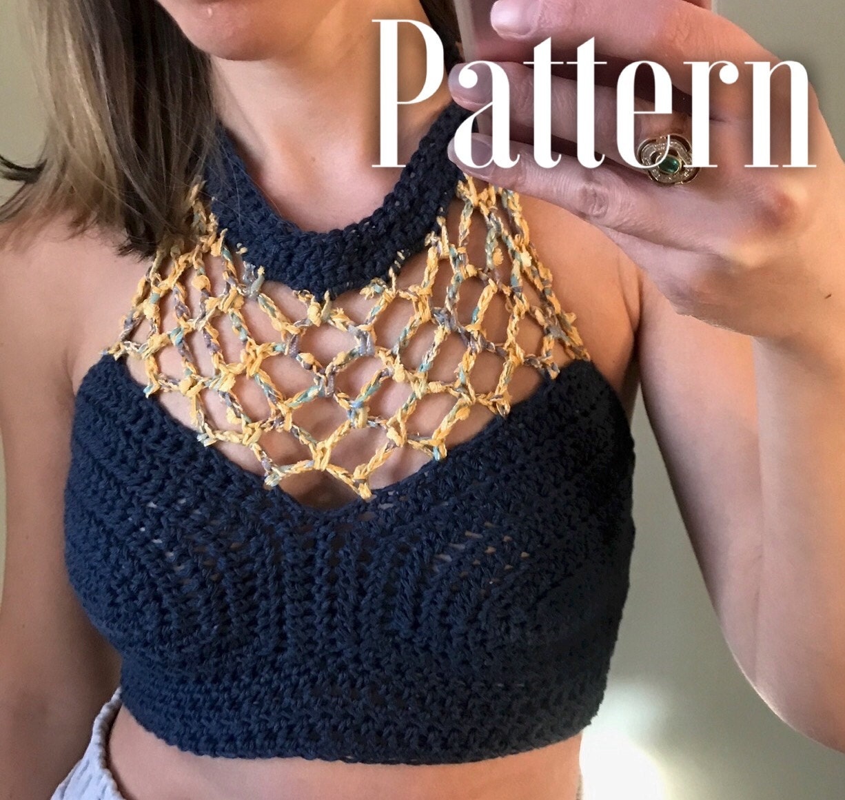 Crochet Bralette Pattern Crochet Top Pattern Bralette Top 