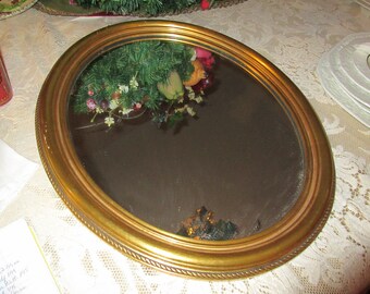 GOLD LEAF MIRROR Wall Hanging