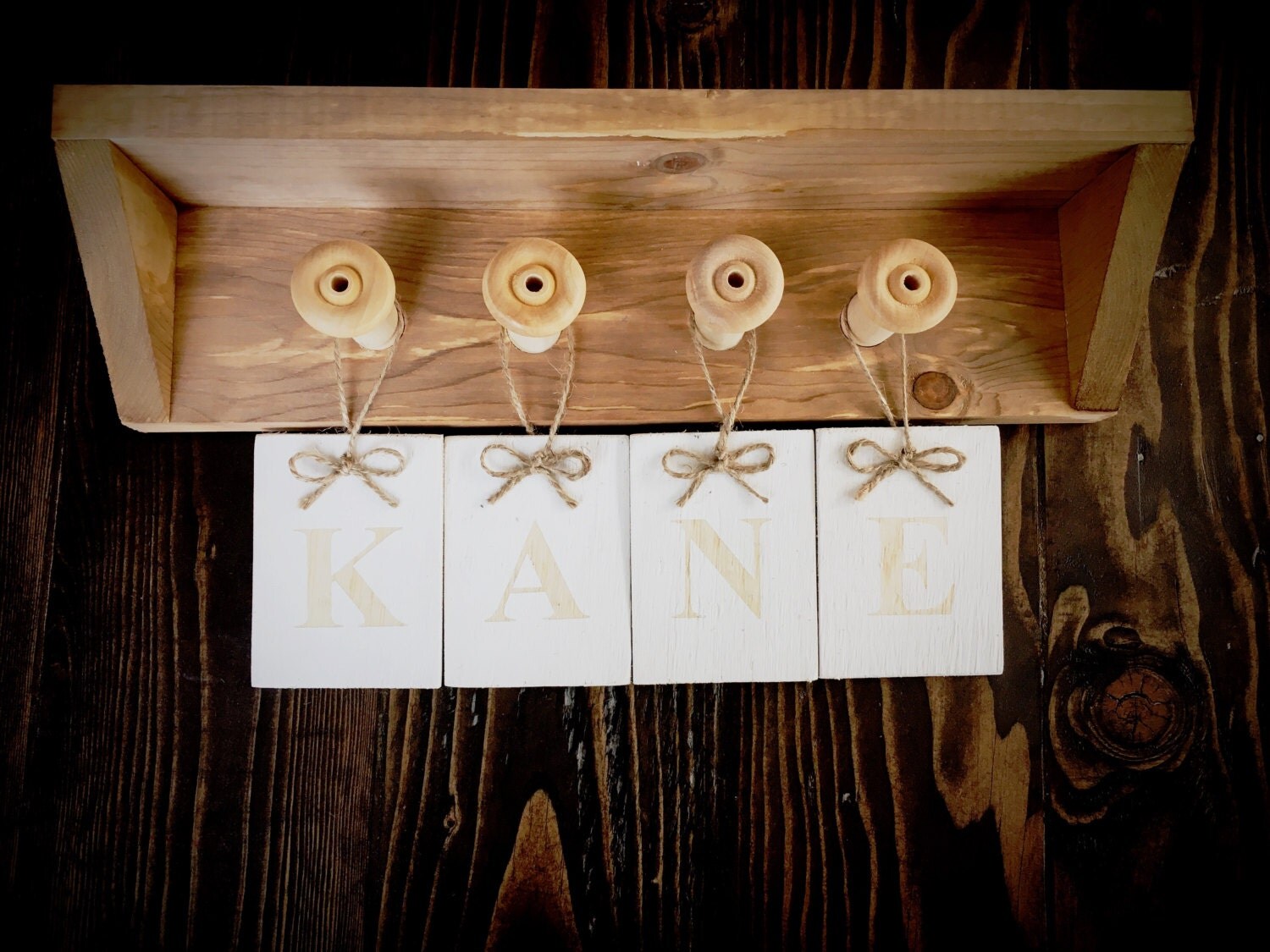 Baby Name Hanging Letters Sign Wooden Letter Tiles Nz 20 11