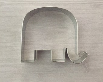 4 inch elephant cookie cutter - baking supply, jungle party, jungle birthday, kids birthday, baby shower, cookie supply, safari party