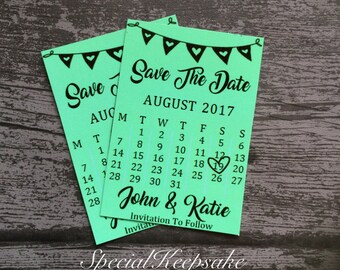 Personalised Save The Date Fridge Magnet Wedding Mr & Mrs Guests Family Friends Bride Groom Invitation Ring Church Calendar
