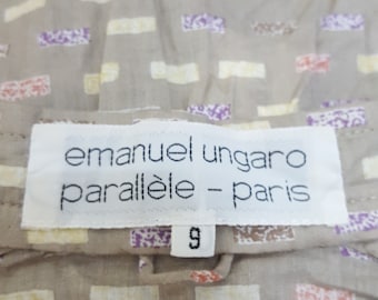 vintage 60s ,emanuel ungaro ,parallele paris , Vintage japan Blouse, Cotton blouse