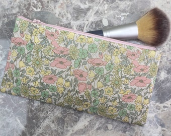 Liberty Print Make Up Bag/Poppy & Daisy Tana Lawn Cosmetic pouch/Liberty Print Pencil Case/Liberty Print Zip pouch in a choice of 20 designs