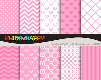 70% OFF Sweet Pink Digital Papers, Sweet Pink Digital Papers Graphics, Personal & Small Commercial Use, Instant Download