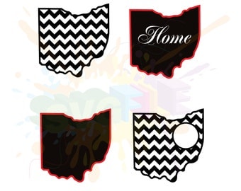 Ohio SVG Files for Cutting State Cricut Designs - SVG Files for Silhouette - Instant Download
