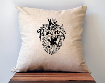 Harry Potter Ravenclaw House Pillow Cover, 18 x 18 Pillow, Harry Potter Pillow, Ravenclaw Pillow, Ravenclaw christmas gift for friend