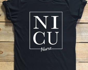 NICU, Nurse shirt, nurse, women's shirt, gift idea, stethoscope, medical professionals, RN, NICU nurse