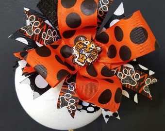 Eye Of The Tiger Over The Top Boutique Hairbow Headband