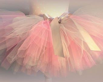 Pink and Gray Tutu, Baby Tutu, Infant Tutu, Toddler Tutu, Tutu, Photo Prop Tutu, First Birthday Tutu, Cake Smash Tutu, Girls Tutu