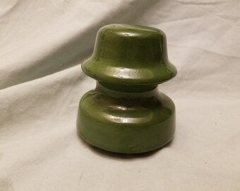 Items similar to Vintage Brown Ceramic Insulators Set of 2 - Ceramic ...