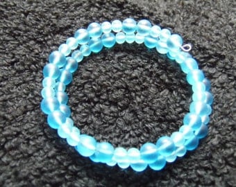 Sea Glass Beaded Bracelet