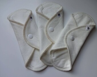 CLOTH MENSTRUAL PADS -Organic Bamboo/Cotton-Cloth Liners-Feminine Care HuggableEarth