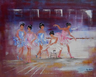 Painting "Dancing school"