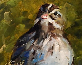 savannah sparrow // bird // sparrow // bird art // bird painting // fine art // original art // original painting // wildlife // art